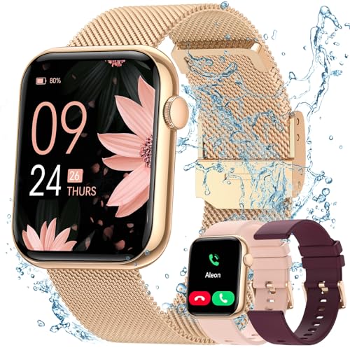 RuenTech Cinturino di ricambio per Sanorum/NAIXUES/RUXINGX CS5 Smart Watch, cinturino in silicone sportivo da 1,47 per smartwatch RUXINGX da donna, Mittelgroße, Silicone, Nessuna pietra preziosa