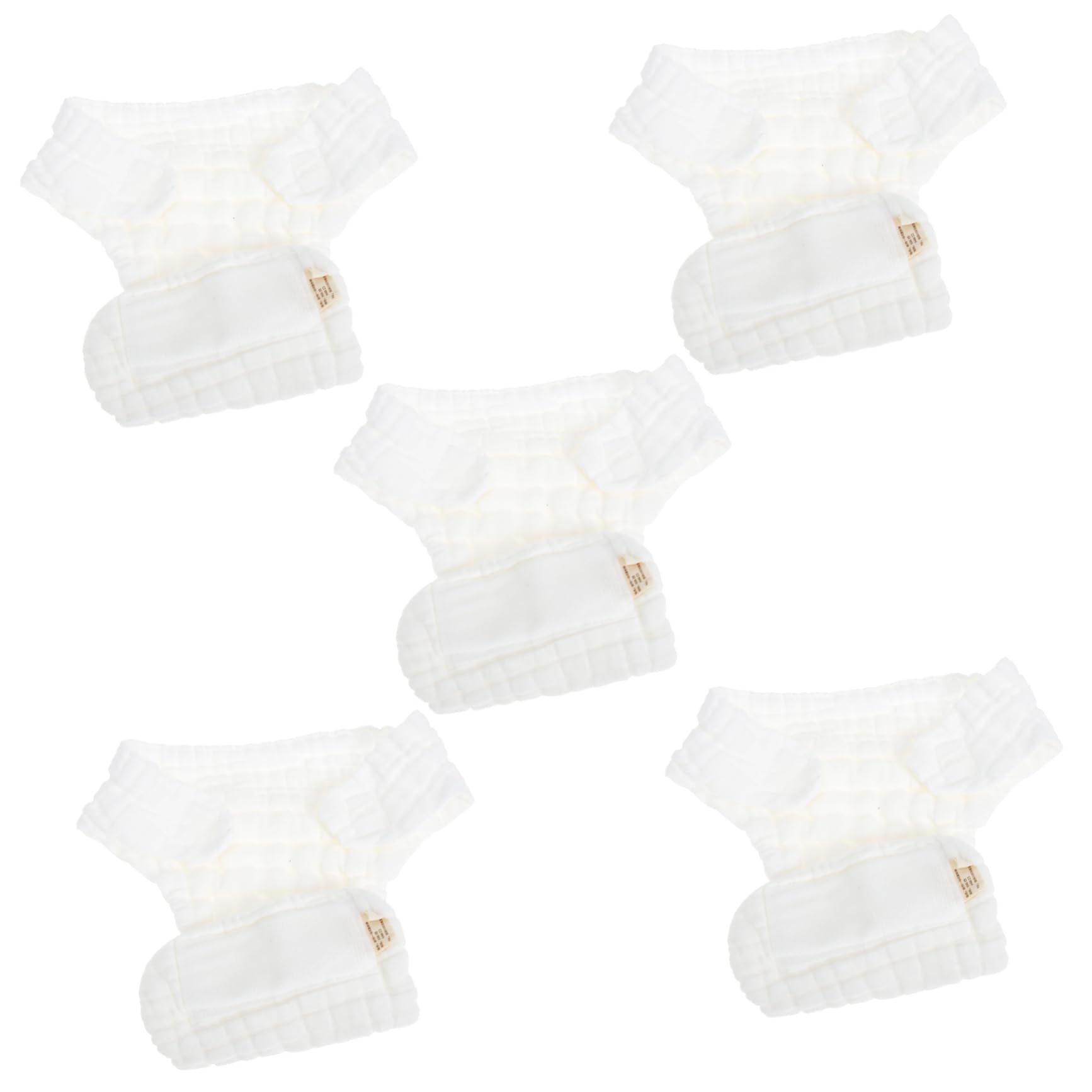HAWILLOSCH Newborn Cloth Diaper 5pcs Washable Organic and Easy to Use Baby Diaper Covers
