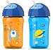 Philips Avent My Twist N Sip Straw Cup Blue/Orange, 12 Ounce, Stage 3