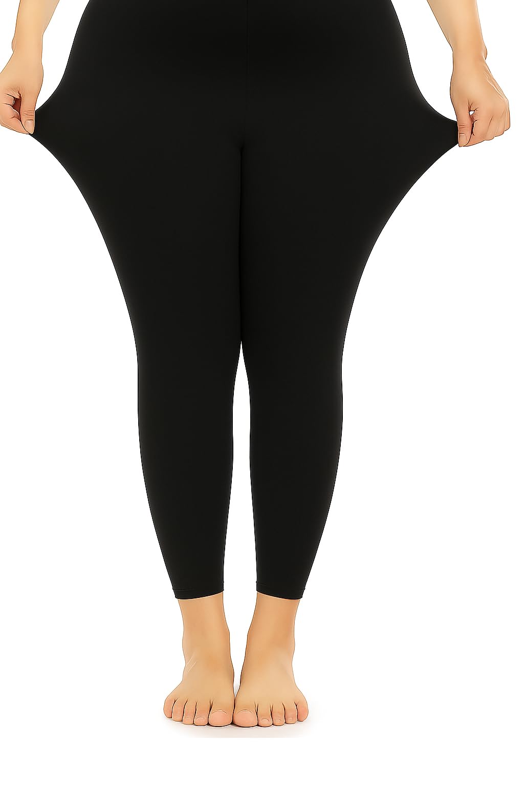 pandawears Ankle Leggings - Regular & Plus Sizes, Ultra-Stretch Fit-picture-4