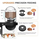 hygger WiFi Automatic Fish Feeder with App, Smart Auto Fish Feeder for Vacation with Timer, Precision Feeding and Moisture-Proof, Fish Feeder Automatic Dispenser with USB Cable for Aquariums Fish Tank - Image 5