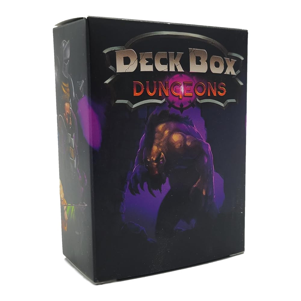 Deck Box Dungeons - A Popular Adventure Board Game | Classic Fantasy Dungeon Crawler | Best Travel Games | Tabletop RPG