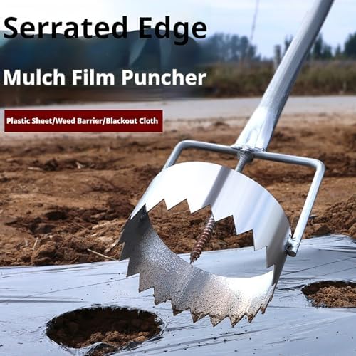 Multipurpose Bulb Planter & Sod Remover with Adjustable Handle - Ideal for Digging Holes in Garden, Lawn, Greenhouse, Farm & Mulch Film, 7.5cm/3in Tool