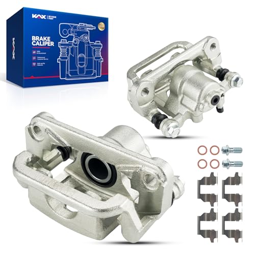 Image of KAX Disc Brake Caliper Assembly For Nissan Altima 2007 2008 2009 2010 2011 2012, Nissan Maxima 2007-2008, Rear Left and Right, Driver and Passenger Side, 2pcs