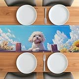 I nostri runner da tavola sono disponibili nelle dimensioni (33 x 91,4 cm, 33 x 121,9 cm, 33 x 152,4 cm, 33 x 182,9 cm, 33 x 228,6 cm, 33 x 274,3 cm), adatti per la maggior parte dei tavoli da pranzo e generalmente applicabili a tavoli da 4-6 persone.