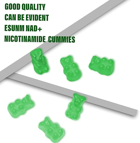 Miniatura 4 de Gomitas de ribósido de nicotinamida, suplemento de ribósido liposomal con resveratrol, apoyan la salud celular, la resistencia y el envejecimiento