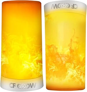 LED Flame Effect Light,USB Rechargeable Flame Candle Waterproof Dimmable 4 Modes Lantern,Outdoor Flame Lamp with Gravity Sensing Effect&Magnetic Base,for Halloween Room Party Bar Decor