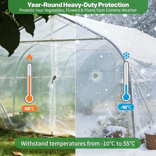 Hoacm Greenhouse Repair Tape Clear, 5.5 mil Thickness, 3.15 in x 72.2 ft - 3