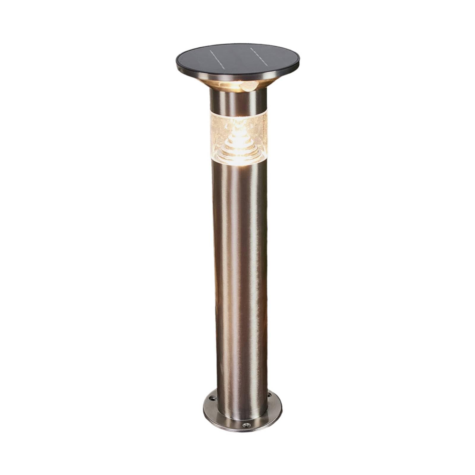 Lindby Solar Lights with Sensor Jalisa Motion Detector (Modern) in Silver Made of Stainless Steel (1 Light Source,) from