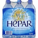 Hépar - Eau Minérale Naturelle - Les 6 Bouteilles De 1L - Livraison Rapide en France - Prix Par Unité