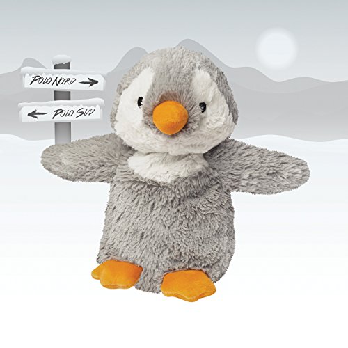 Intelex Warmies Microwavable French Lavender Scented Plush Grey Penguin, 5.91 X 5.91 X 9.84 Inches #TOP2