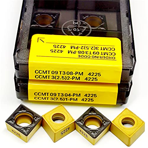 10 piezas inserciones de carburo para torneado CCMT09T304 miniatura 6