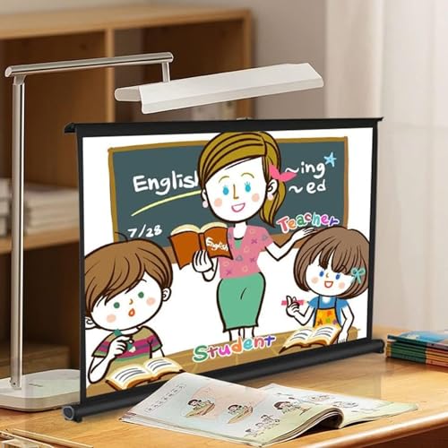 Pantalla portátil manual de proyección 50 pulgadas 4:3 miniatura 2