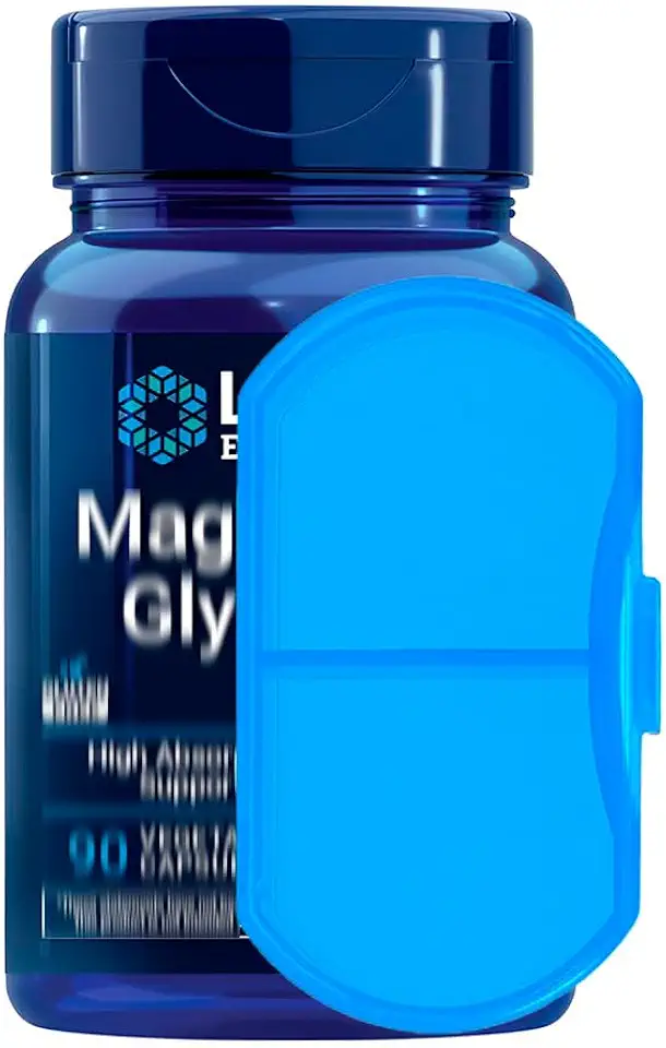 Magnesio Glicinato 90 Caps + Porta Cápsulas Comprimidos