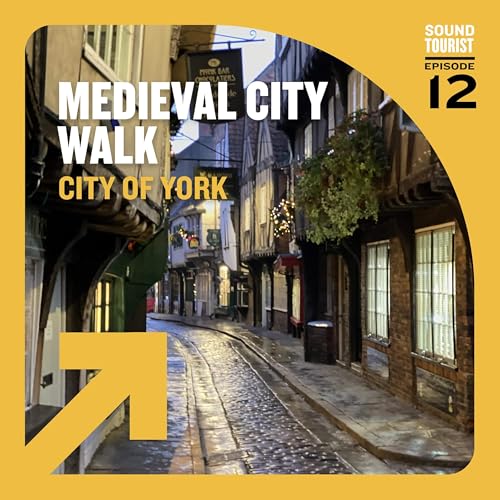 Medieval City Walk | City of York | Relaxing Binaural Field Recording