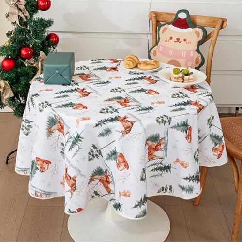 Weihnachtstischdecke, Tischdecke Weihnachten, Weihnachtsdeko Tisch...