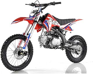 125cc Adults Dirt Bike with 4-Speed Manual Transmission, Double Spare Frame! Kick Start, Big 17