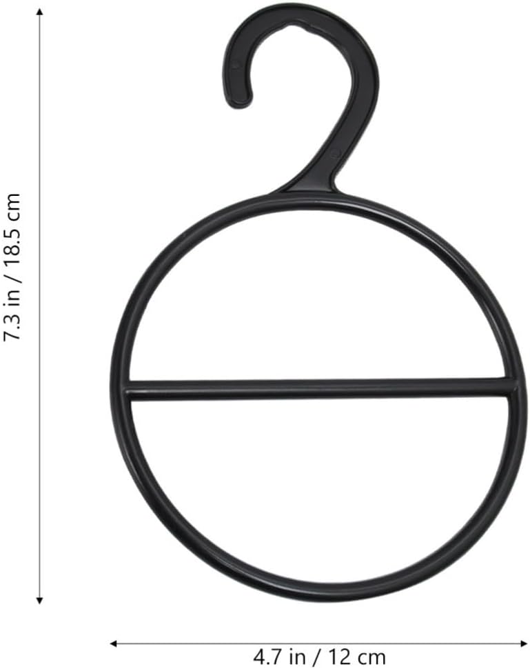 10pcs Circle Shape Scarf Hanger Organizer with Multiple Slots