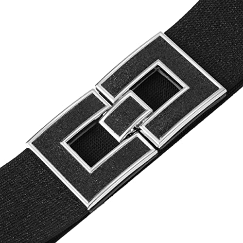 Women's Stretchy Waist Belt Vintage Retro Elastic Cinch Belts Waistband For Dresses2