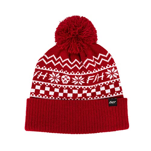 FASTHOUSE Youth Ralphie Beanie (Red, One Size)