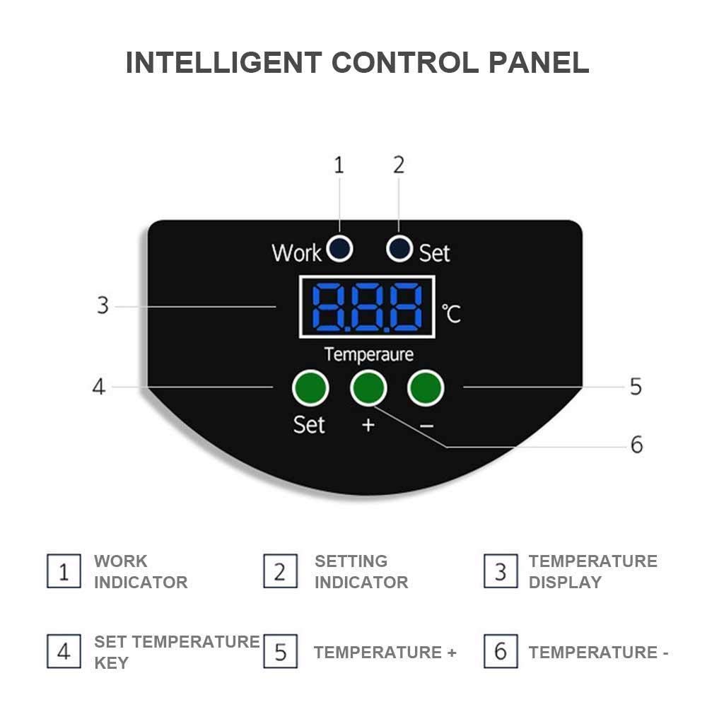 Mini Incubadora De Huevos, con Control Automático De Temperatura, Digital, para Aves De Corral, Patos, Pollos Y Palomas.
