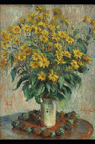 Claude Monet - Jerusalem Artichoke Flowers Notebook