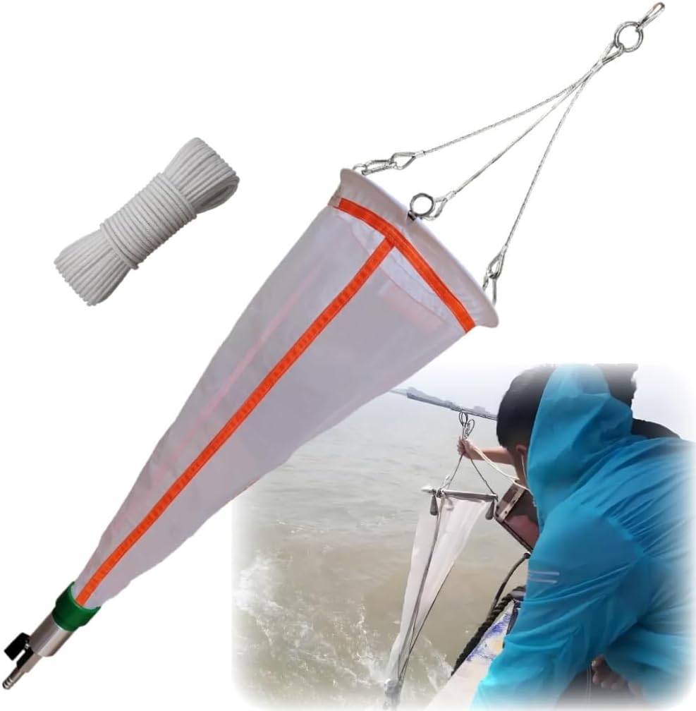 200/125 Fine Mesh Plankton Net - Professional Research Grade Nylon Sampling Net for Phytoplankton, Protozoa, & Rotifer Collection (200 Mesh)