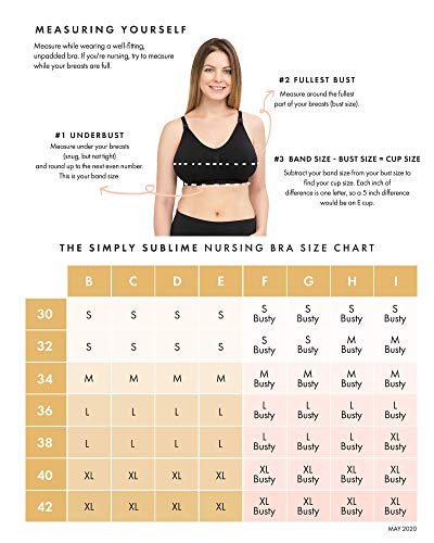 Kindred Bravely Simply Sublime Busty Seamless Nursing Bra For F, G, H, I Cup | Wireless Maternity Bra (Black, Xx-Large-Busty) #TOP4