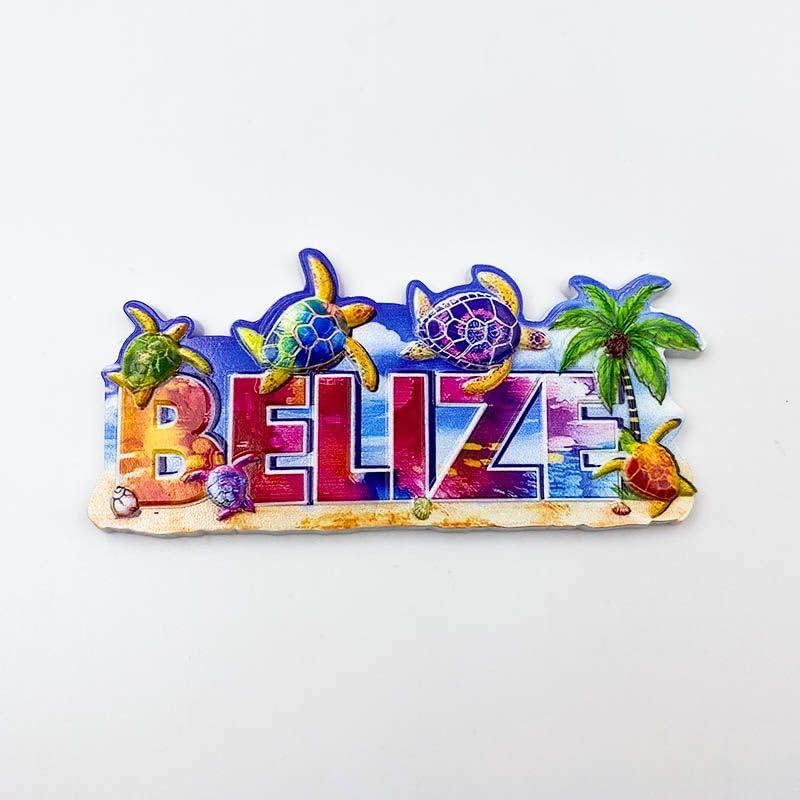 Imán Decorativo de Resina 3D Tortuga Marina 10cm x 5cm miniatura 2