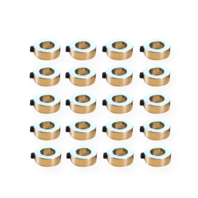 20 Pièces Bague Blocage Arbre métal Plusieurs Tailles 1,6-8,1mm modèles RC