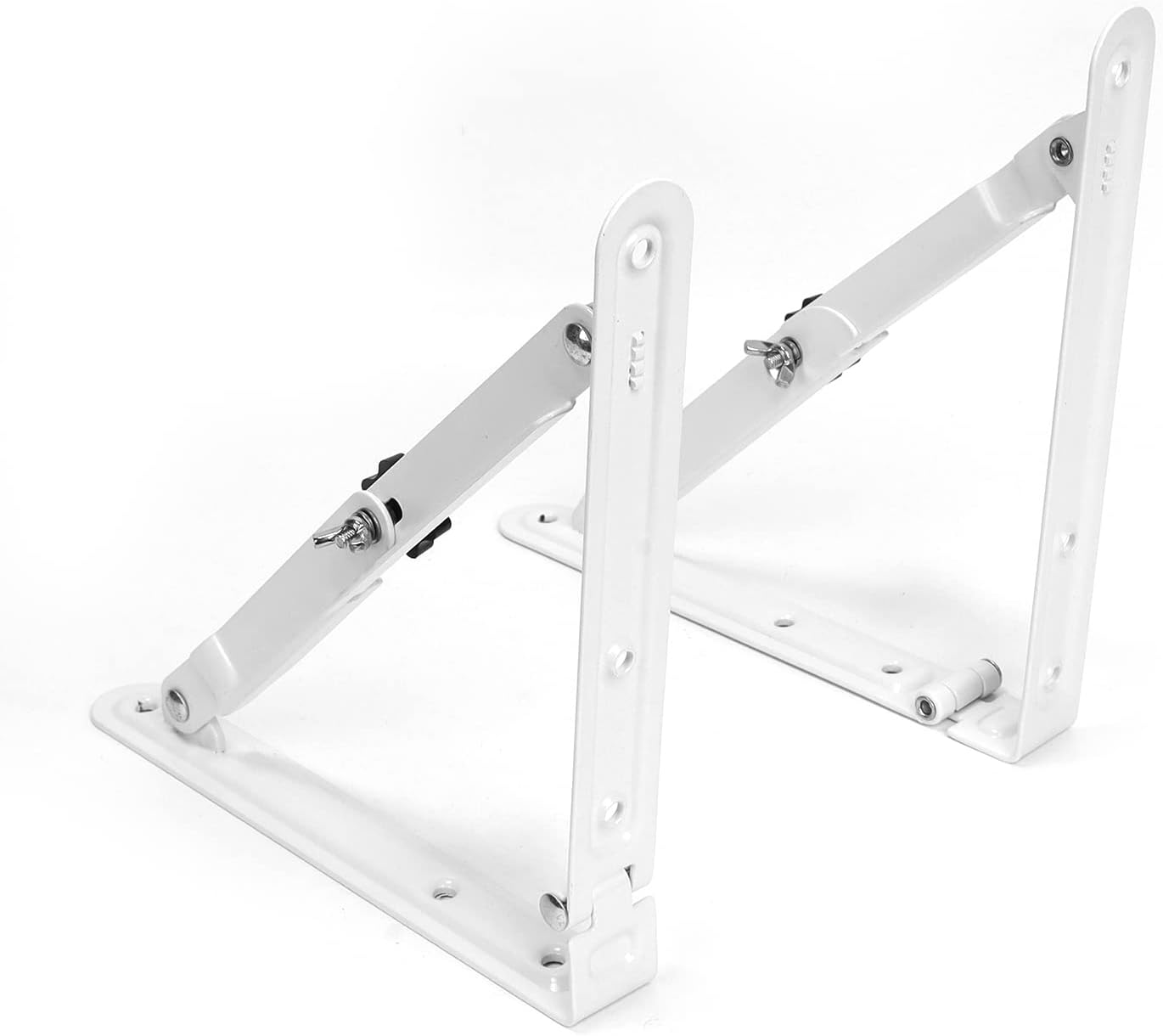 1Set Adjustable Solar Panel Brackets Folding Tilt Portable (Small Holder) for Outdoor Holiday, Home, RV, Boat, Off Grid System