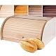 Brotkasten aus Holz von KADAX geräumiger Brotbehälter