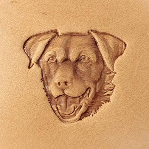 DandS ltd Leather Stamp Tool, Border Colie Dog, Professional Steel Craft Tool for Leatherworking, Embossing, Carving & Stamping Leather Projects, Belts & DIY Projects Compatible with Mallet #332