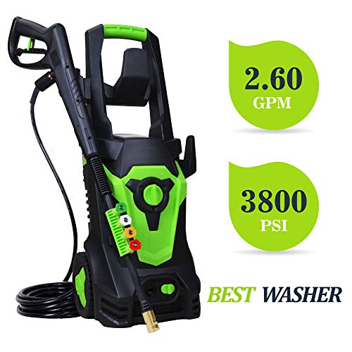 PowRyte Elite Power Washer 3800PSI 2.6GPM,Electric Pressure Washer with