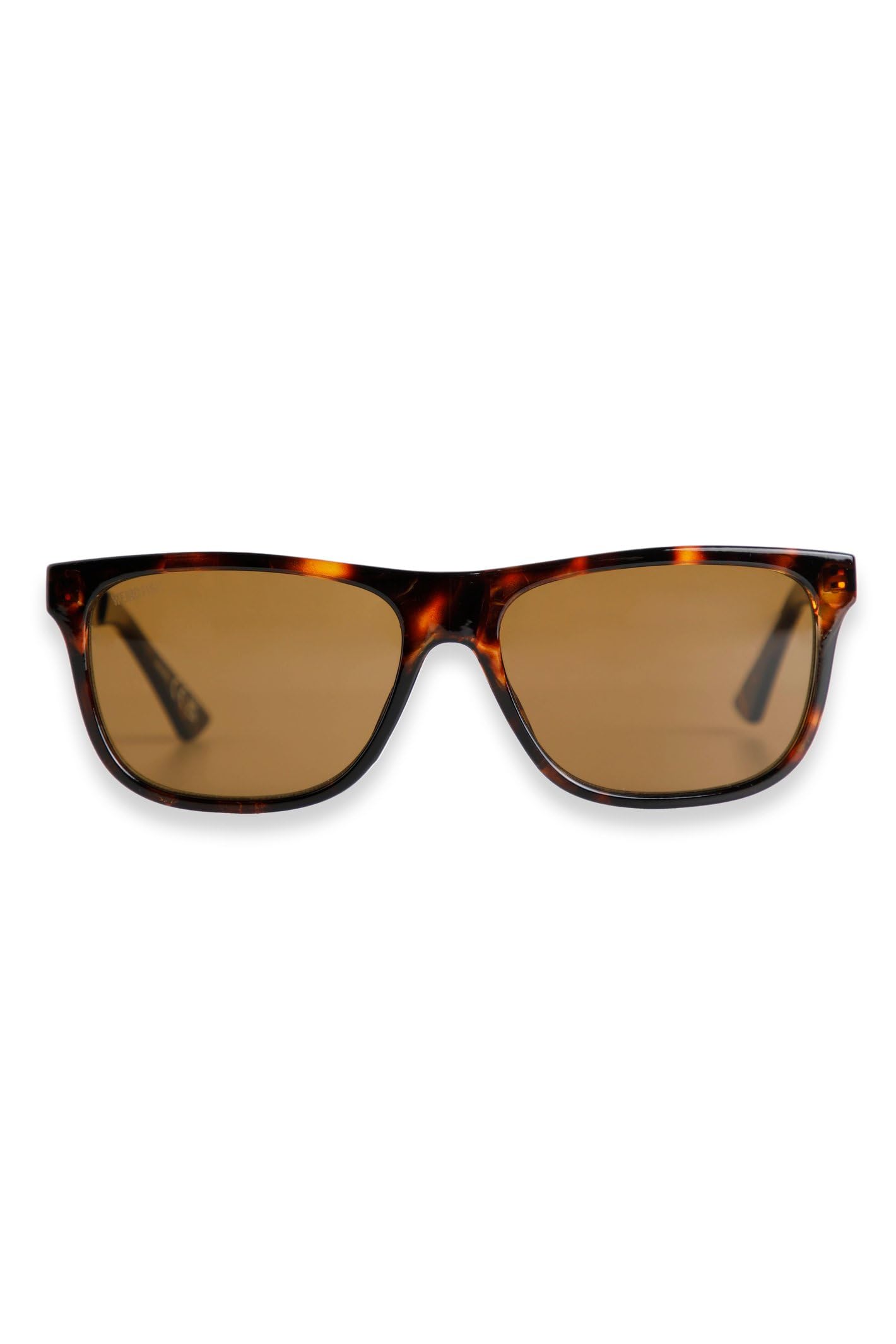 Weird Fish Men's Antique Tan Charlton Rectangular Sunglasses Size One
