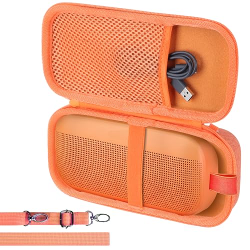 Image of Lebakort Hard Case Compatible with Bose New SoundLink Flex 2nd Gen /Bose SoundLink Flex Portable Speaker (Sunset Peach)