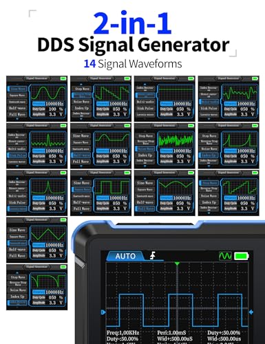 Fnirsi DSO153 PLUS 2 In 1 Handheld Oscilloscope/Dds Signal Generator, Digital Portable Automotive Oscilloscope thumb #3