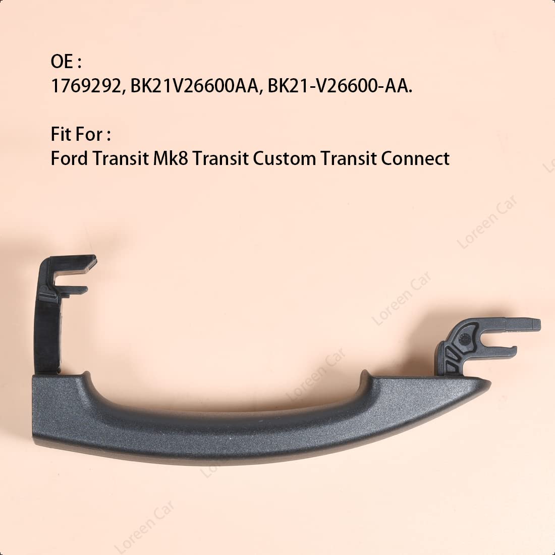 Poignée Porte Coulissante Extérieure Gauche Pour Ford Transit MK6 MK7 | Compatible 2000-2013, Plastique, Référence 1494055