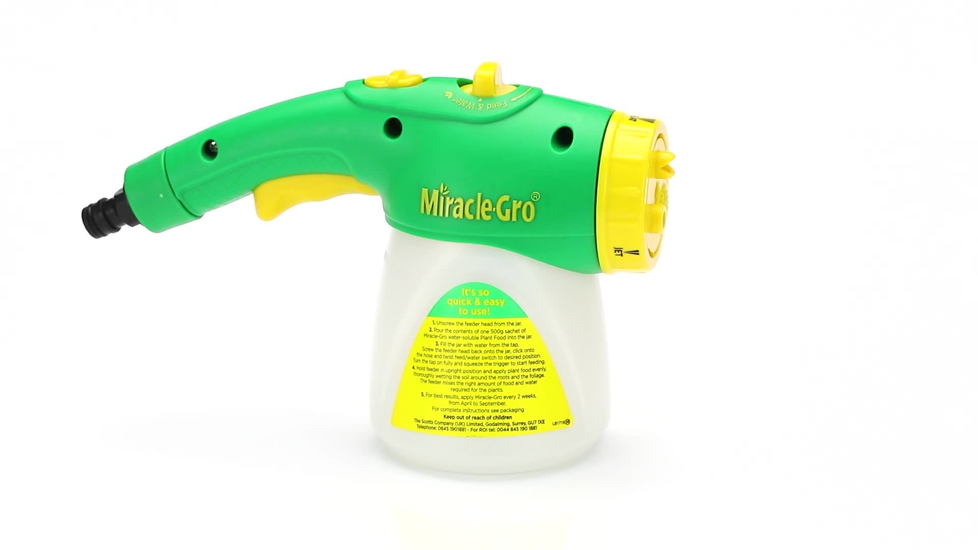 Miracle Gro Feeder Plant Food Water Spray Gun With Free Hose Connector Included Amazon De Garten
