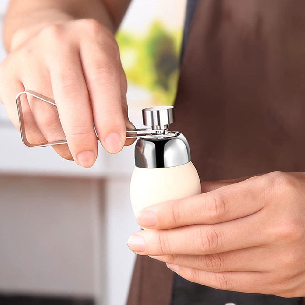 Apriscatole E Separatore Uova In Acciaio Inox - Utensile Per Uova Sode E Crude - Foto 3