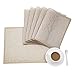 Hounest Juego de 6 Manteles Individuales,Salvamanteles Individuales PVC,Individuales Mesa Antimanchas,Manteles Individuales Lavables(Oro)
