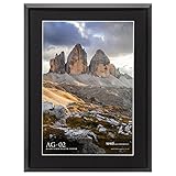 ハクバ HAKUBA 額縁 アルミ AG-02 ワイド4切 ブラック FAG2-BKW4