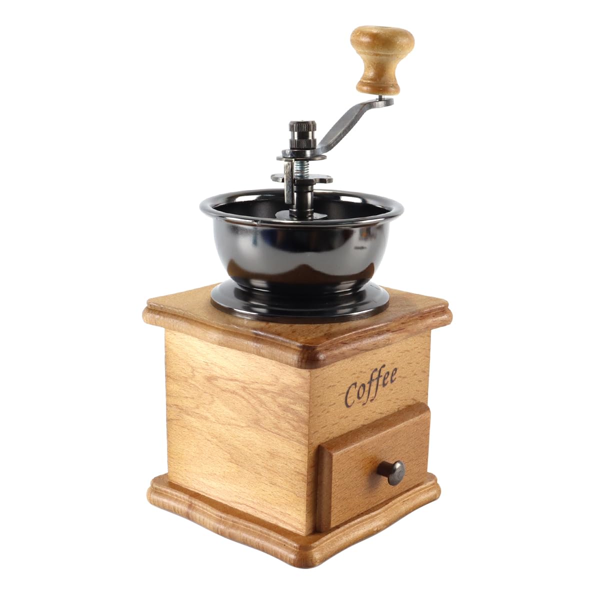 Manuelle Kaffeemühle Holzkaffeemühle Kaffeebohnen Produktbild-Vorschau 10