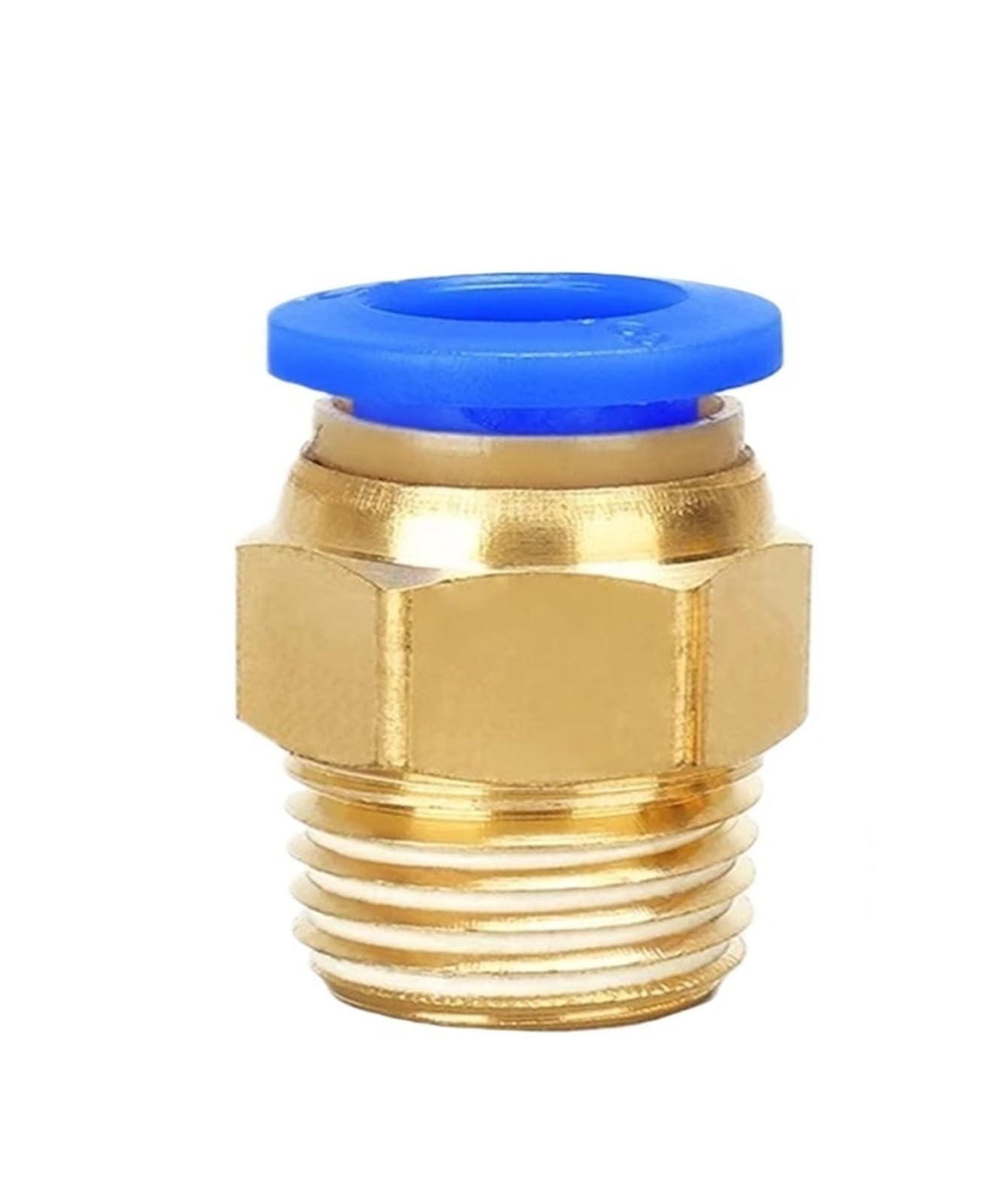 Raccord PC6-02 pneumatique 6mm filetage 1/4 pour tube d'air comprimé