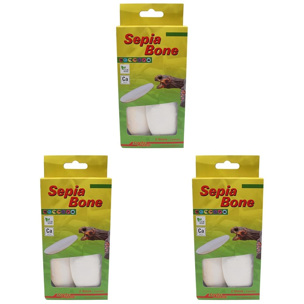 Lucky Reptile Sepia Bone, Größe:S - Doppelpack (< 16cm) (Packung mit 3)