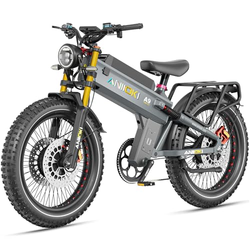 ANIIOKI 6000/7000W Dual Motor Electric Bike,46MPH 300Miles Long Range eBike,60/72V 70Ah/80Ah...