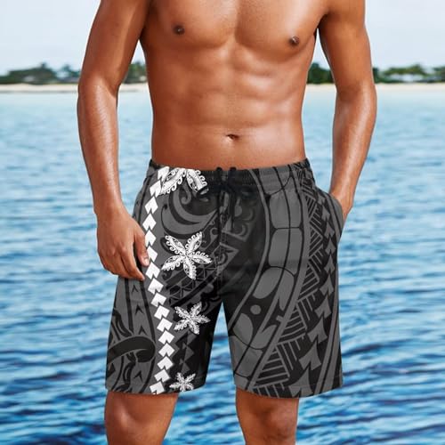 Mens Tonga Samoan Hawaiian Polynesian Swim Trunks Beachwear Sports Running Swim Board Shorts Quick Dry4