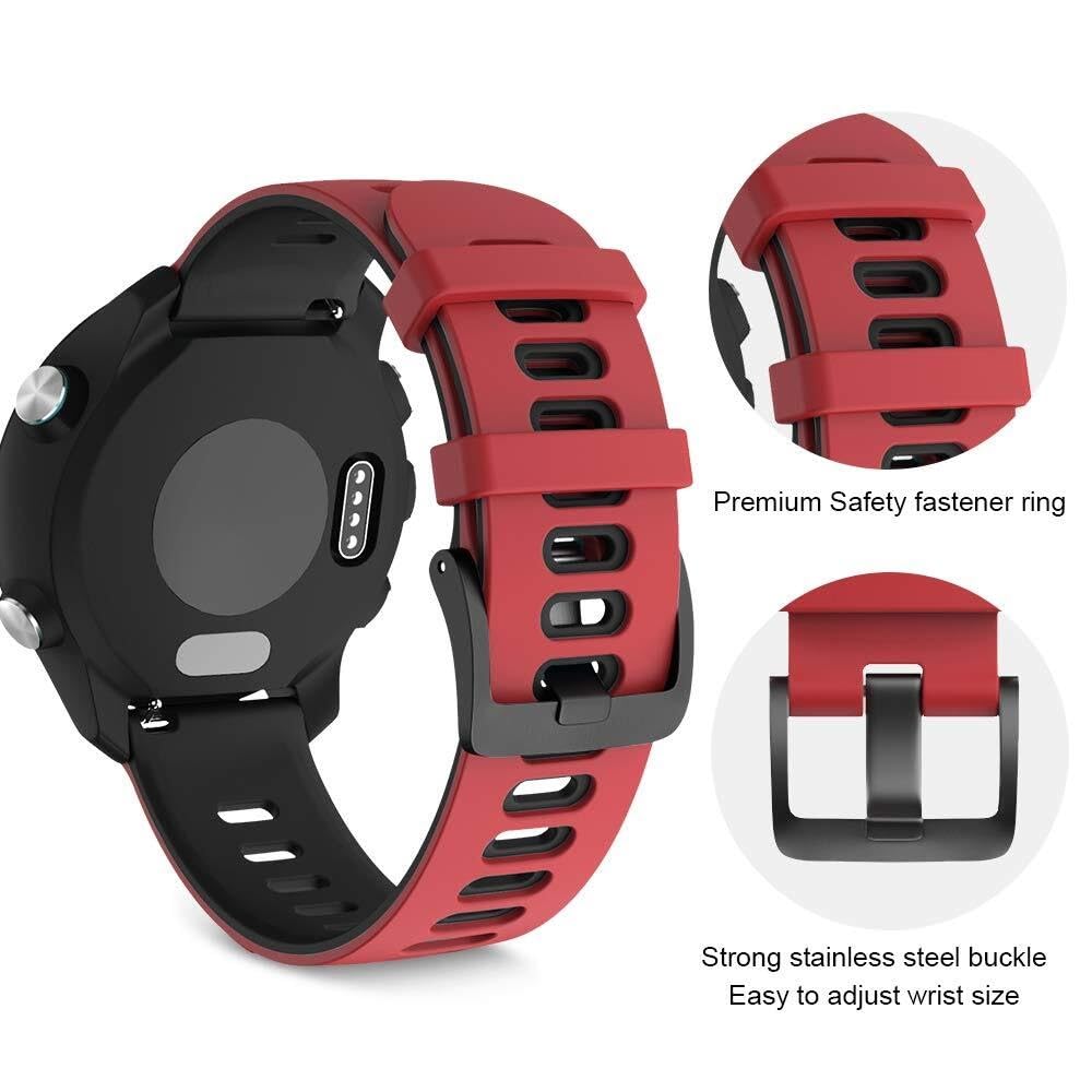Cinturino per orologio sportivo in silicone a sgancio rapido da 20 mm