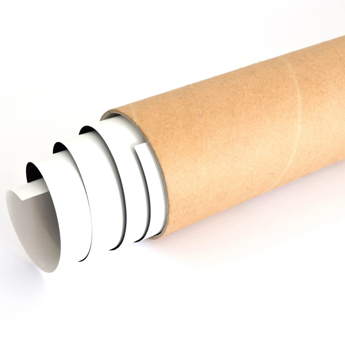 Davpack Heavy Duty Postal Tubes - 10 Pack - 940L x 100W mm A0 Format - Strong Packaging Cardboard Tube Mailers - with Plastic End Caps