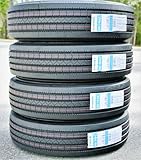 Set of 4 (FOUR) Suntek HD Trail + Premium Trailer Radial Tires-ST235/80R16 235/80/16 235/80-16 129/125M Load Range G LRG 14-Ply BSW Black Side Wall